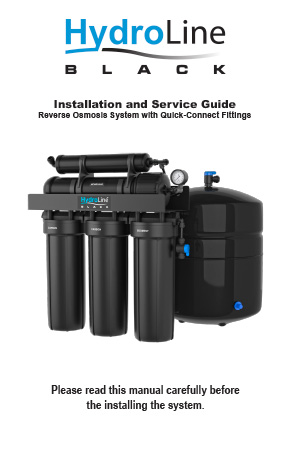 HydroLine Black Manual Cover