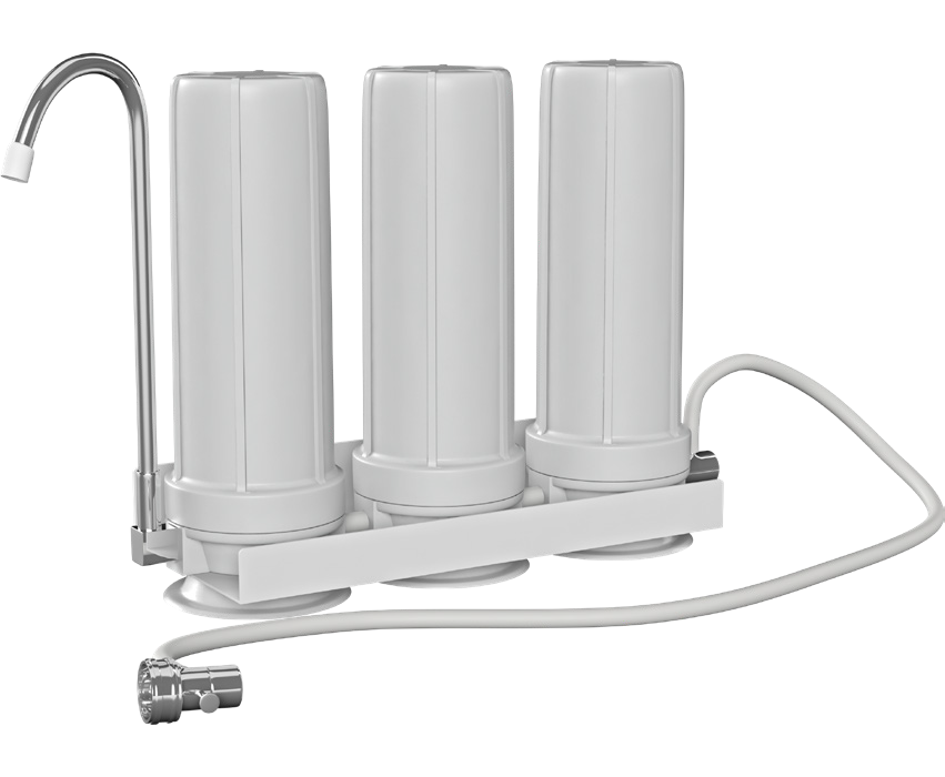 Counter Top Water Filtration System text