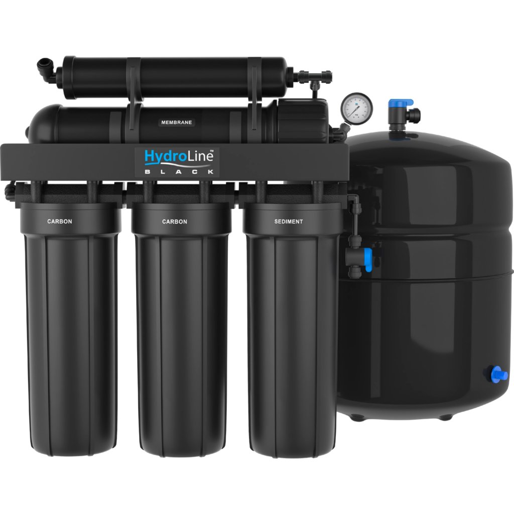 HydroLine Black Reverse Osmosis Drinking water system