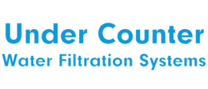 Under Counter water filtration system text
